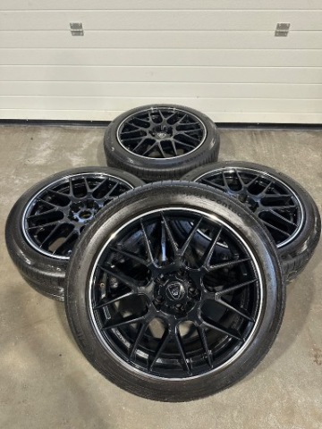 ТИТАНОВІ ДИСКИ КОЛЕСА ALUETT 5X114,3 19” 8J ET46 KIA 245/45 CONTINENTAL 