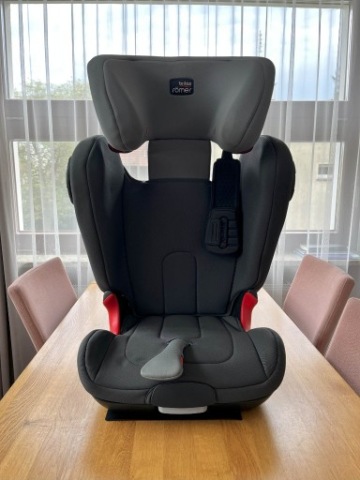 КРІСЛО BRITAX ROMER KIDFIX II XP SICT (15-36 KG) ISOFIX GRAFITOWY, ІДЕАЛЬНЕ 