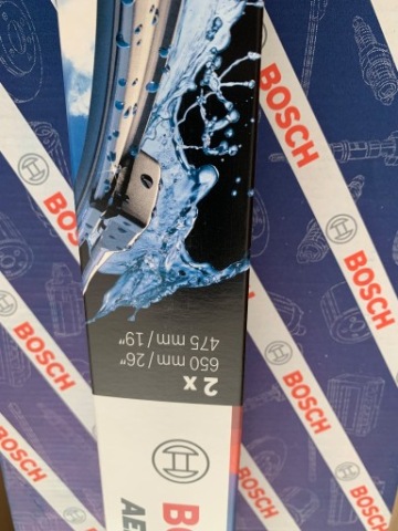 ЩІТКИ ДВІРНИКІВ VOLKSWAGEN BOSCH AEROTWIN A102S 650/475 MM 