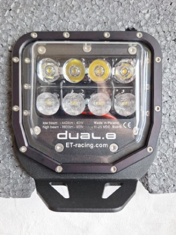 ФАРА LED (СВІТЛОДІОД) DUAL.8 HUSQVARNA, KTM - 2 РОКИ ГАРАНТІЇ 