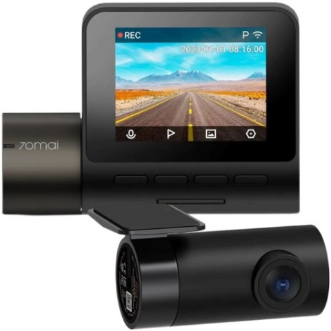 ВІДЕОРЕЄСТРАТОР КАМЕРА АВТОМОБІЛЬНА 70MAI A200 DASH CAM + ЗАДНЯ RC11 СЕТ 