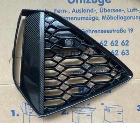 AUDI RS6 RS7 ПРАВА РЕШІТКА БАМПЕРА КАРБОН КАРБОН 4K8807682D 