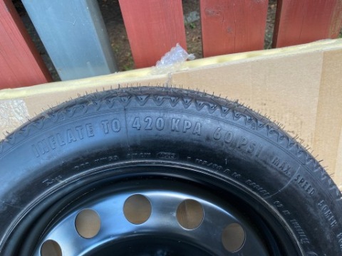 МАХОВИК ДОКАТКА ЗАПАС. 115/90 R16 Z BMW E 90 NIEUZYWANE. 