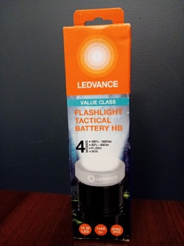 ЛІХТАРИК РУЧНИЙ МЕТАЛ 15W 6500K FLASHLIGHT. LEDVANCE 