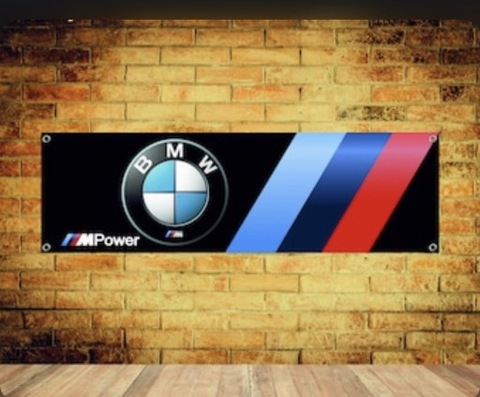 BANER ТЕНТ BMW M PERFORMANCE 150X60CM MPOWER фото