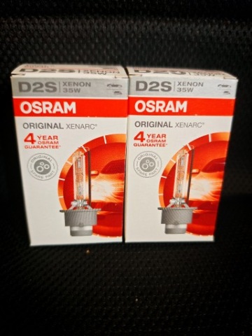 2X ЛАМПОЧКА КСЕНОН ФАРА D2S 66240 66040 КСЕНОН OSRAM ОРИГІНАЛ 