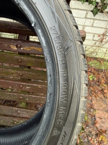 ШИНА ЗИМОВА 275/35 R 19 100W M+S WREDESTEIN 