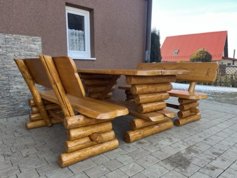 Meble ogrodowe, ławki, ławka, zestaw 150cm