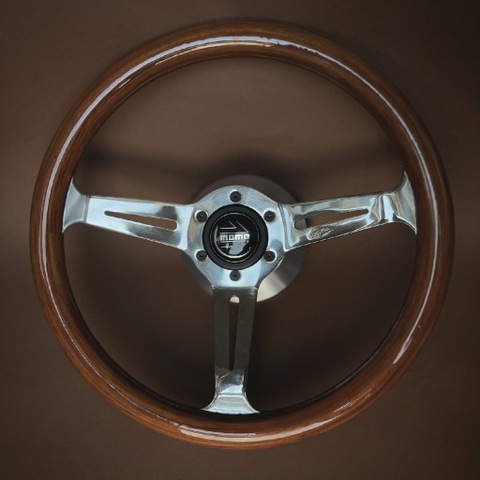 WOOD STEERING WHEEL PEYTON + ADAPTER FOR BMW E36  