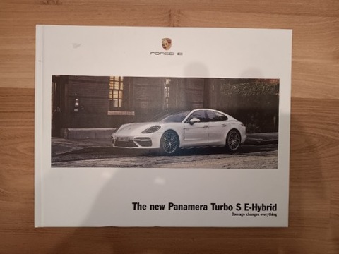 Porsche Panamera prospekt, folder reklamowy. 