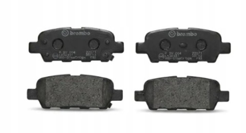 КОЛОДКИ ГАЛЬМІВНЕ ЗАД BREMBO P 56 046 INFINITI NISSAN 
