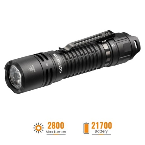 TAKTYCZNA ЛІХТАРИК SOFIRN SC28 LED (СВІТЛОДІОД) 28000LM Z AKUMULATOREM 21700 5000MAH 