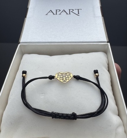 APART Bransoletka z żółtego złota i brylantem (diament) - serce 109.803/B