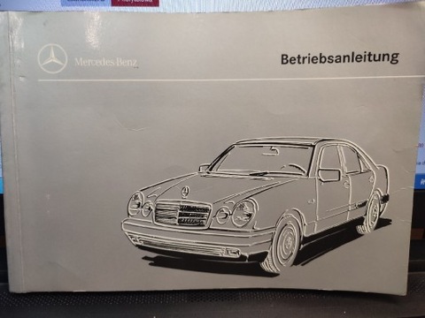 MERCEDES E CLASE W210 ORIGINAL INSTRUKCJA.  