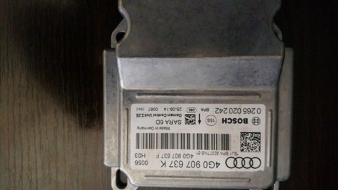 4G0907637K  MÓDULO PRZYSPIESZEN AUDI A6 C7  