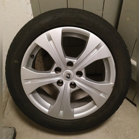 ORYGINALNE FELGI RENAULT 17 OPONY FALKEN ~ 7.5 mm