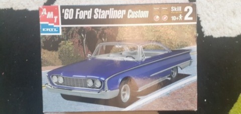 ТИП FORD STARLINER 1960 - AMT - PIEKNY UNIKAT!! 1:24 - АКЦІЯ 