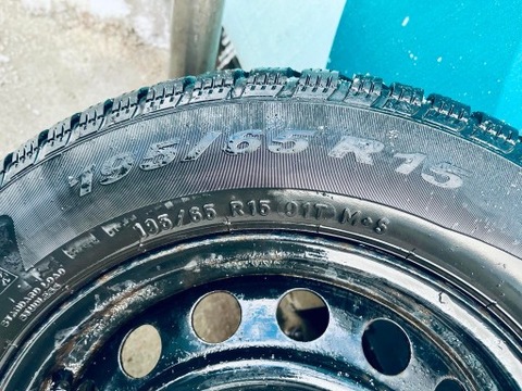 ДИСКИ СТАЛЬ 15+ZIMOWE ШИНИ PIRELLI 195\/65 R15 фото