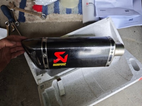 KAWASAKI ZX4R AKRAPOVIC ORYGINALNY, WHOLE KIT 