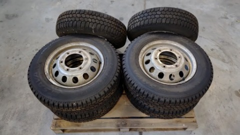 КОЛЕСА 6 SZT. FORD TRANSIT 195/75R16C БЛИЗНЯК SAVA TRENTA M+S ЗИМНИЕ НДС 23% 