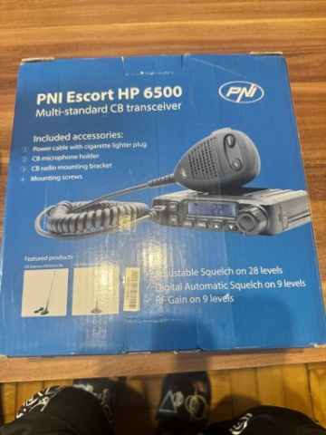 РАДІО CB PNI ESCORT HP 6500 4W AM/FM ASQ RF GAIN 12V – НОВЕ 