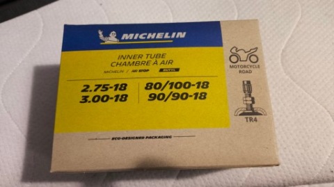 DETKA МОТОЦИКЛЕТНА MICHELIN TR4 80/100-18, 90/90-18, 2.75-18, 3.00-18 