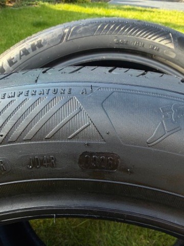 КОМПЛЕКТ NOWYCH ШИН LETNICH GOODYEAR 215/55 R17 98W 