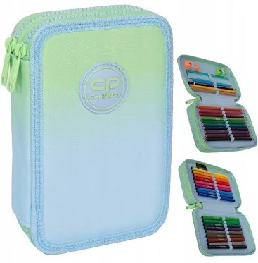 CoolPack piórnik dwukomorowy z wyposażeniem Mojito