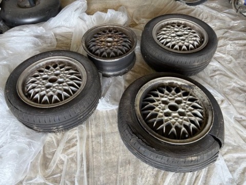 ДИСКИ BBS 15 4X100 GOLF II GTI КОМПЛЕКТ 4 ШТ DO ВОССТАНОВЛЕНИЯ 