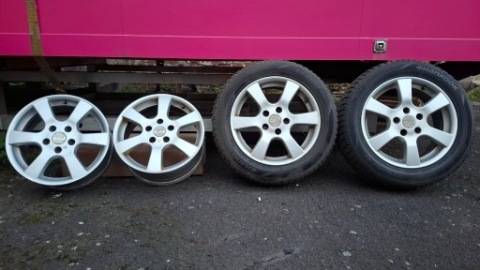 ТИТАНОВЫЕ ДИСКИ 16'' CMS 5X112 AUDI A4 VW GOLF V VI ET40 57.1MM КОЛЕСА КОМПЛЕКТ ДИСКИ 