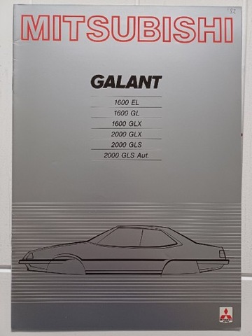 Prospekt Mitsubishi  Galant 1981r. UNIKAT 
