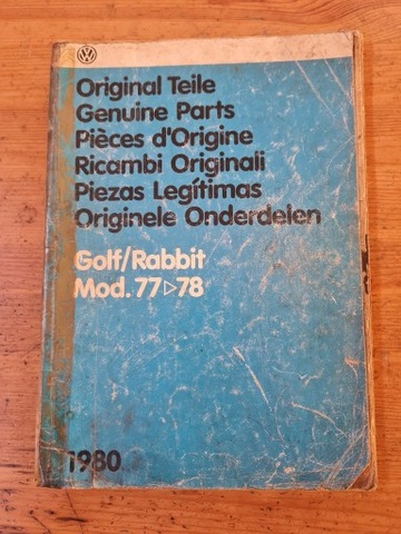ORIGINAL TEILE GOLF/RABBIT MOD. 77-78  