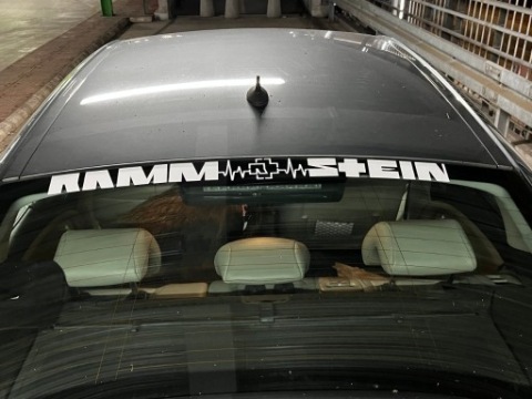 НАКЛЕЙКА RAMMSTEIN ЛІНІЯ ZYCIA 800MM X 70MM 
