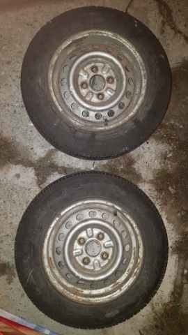 2 КОЛЕСА 5JX13H2 ET39 4X100MM ШИНИ LETNIE, TOYOTA 