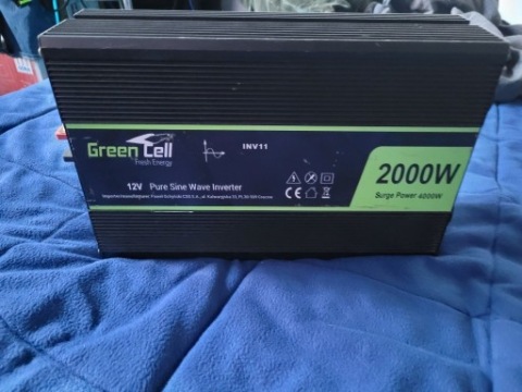 ПЕРЕТВОРЮВАЧ 12V/230V 2000W (SINUS) 