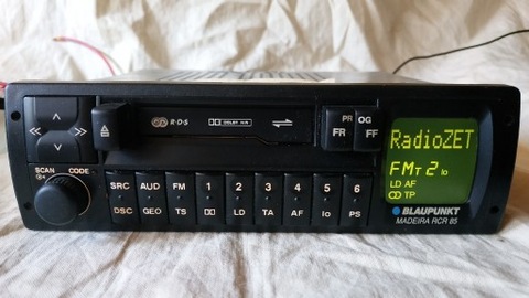 BLAUPUNKT MADEIRA RCR-85 RDS - CÓDIGO - OLDTIMER  