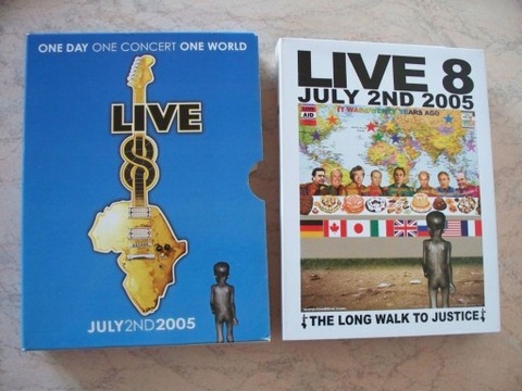 Live 8 2005 One Day One Concert One World 4 x DVD 