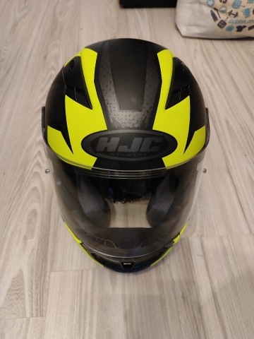 CASCO PARA MOTOCICLETA HJC CS-15 TREAGUE YELLOW-BLACK  