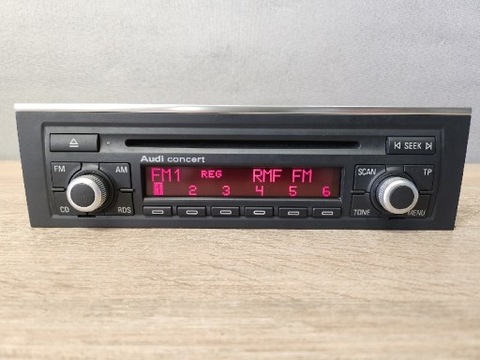 RADIO AUTOMOTIVE AUDI CONCERT 2 CD A4 B6 B7 + CODE  