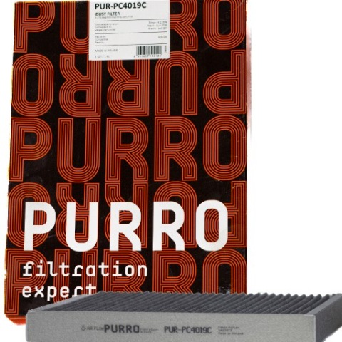 ФІЛЬТР САЛОНУ Z ВУГЛЕМ AKTYWNYM PURRO PUR-PC4019C VOLVO S60 S80 V60 V70 XC60 