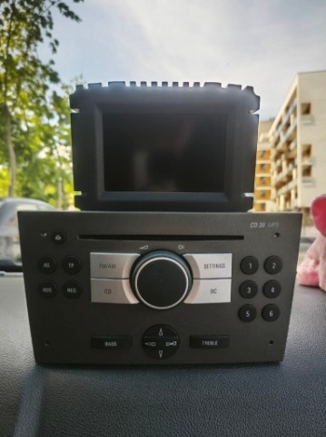 РАДІО CD30 MP3 OPERA VECTRA C + ЕКРАН + РАМКА + АДАПТЕР PRZEDLIFTA 
