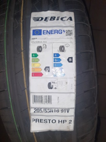 4 ШТУКИ НОВОЕ ШИНЫ ЛЕТНИЕ 205/55R16 91V DEBICA PRESTO HP2 ПОЗНАНЬ 