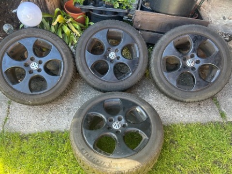 ДИСКИ КОЛЕСА VW 5X112 17” ШИНИ ЗИМА 225/50 R17 