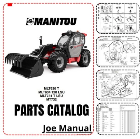 MANITOU MLT 630 MLT 634 MLT 732 PARTS CATALOG CATALOG SPARE PARTS SCHEMATY 