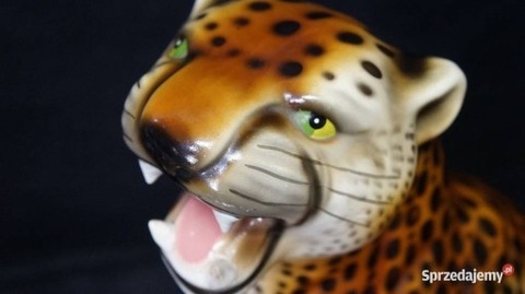 JAGUAR PANTERA WIELKA FIGURA CERAMICZNA