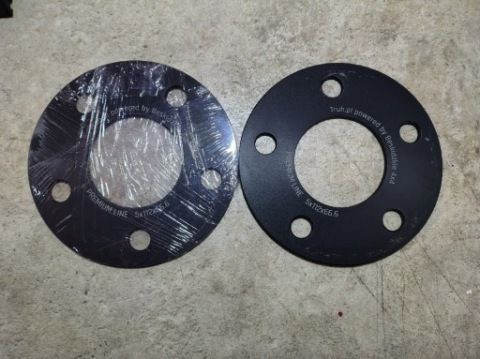 ВІДСТАНІ 5MM 5X112 66,6 TRUH PREMIUM ТРОСА MERCEDES AUDI 