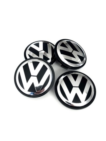 НОВЕ КОВПАЧКИ KAPSELKI ЗАГЛУШКИ OSLONKI DO ДИСКІВ 4X 76MM DO VW VOLKSWAGEN! 