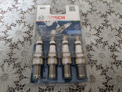 BUJÍAS BOSCH WR78 N53 4 PIEZAS SUPER4 0 242 232 504  