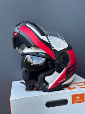 ШОЛОМ МОТОЦИКЛЕТНИЙ КОЛОДКОЮ SCHUBERTH E1 РОЗМІР S 