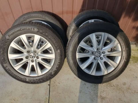 ДИСКИ КОЛЕСА VW TIGUAN TOUAREG 17 ДЮЙМИ 5X112 ET43 ЛІТО 235/55/R17 
